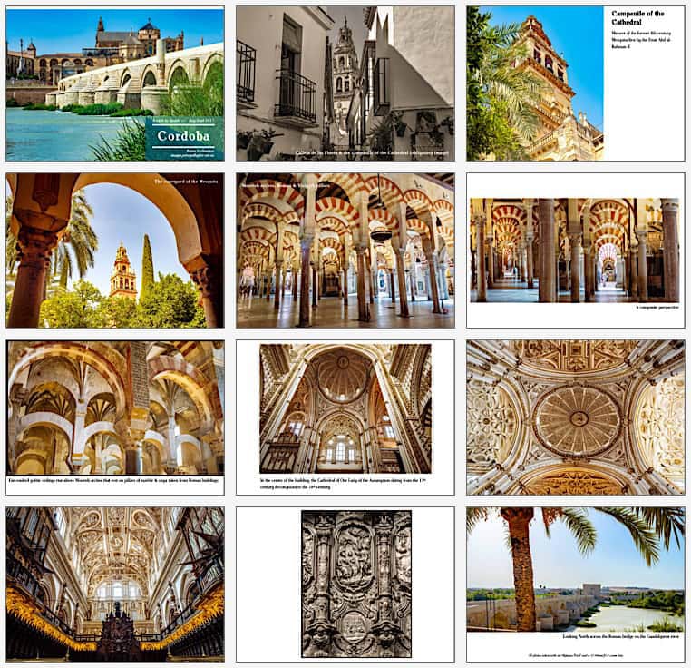 Pages from the Córdoba photo-book — click to download PDF