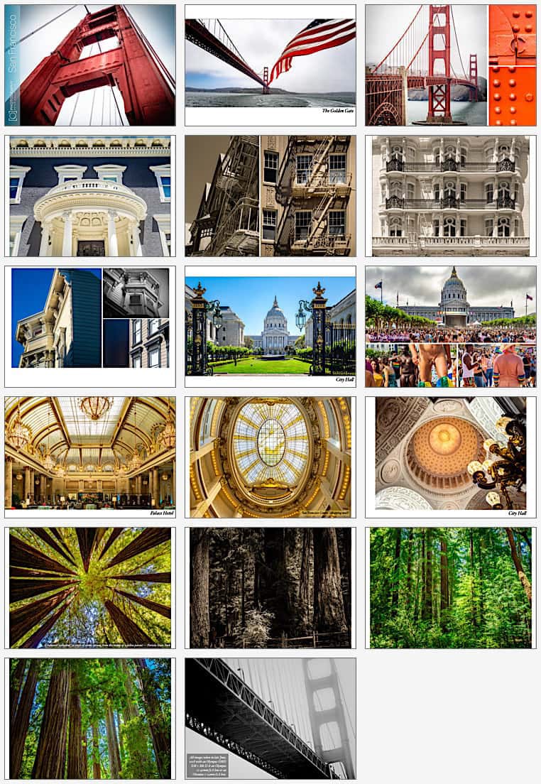 Pages from the San Francisco photo-book — click to download PDF